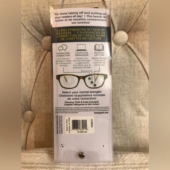 Foster Grant Multi-Focus (+1.00) Advanced Reading Glasses - Picture 4 of 7